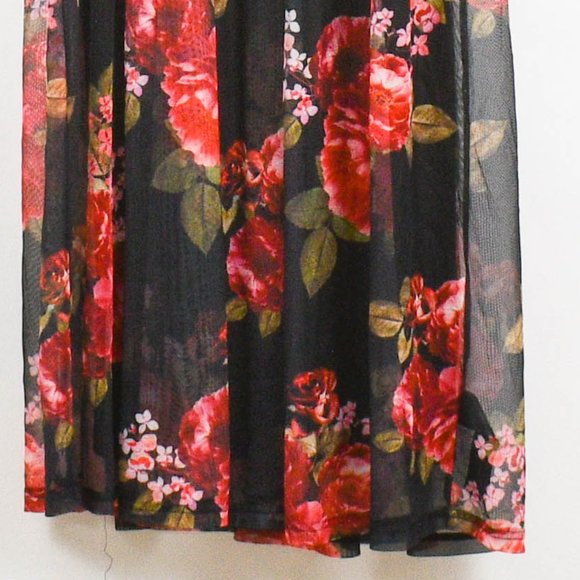 City Chic Women's Plus Trendy Floral-print Dress - Picture 5 of 7